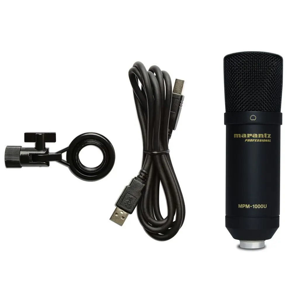 Marantz Professional MPM1000U USB Condenser Microphone/Mic for Podcast/Recording