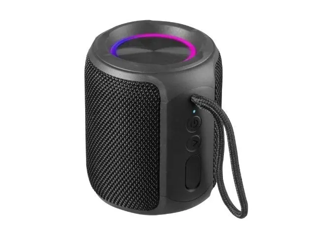 Wave 12W IPX7 LED BT Portable Speaker Amped Series For Smartphones Small Black