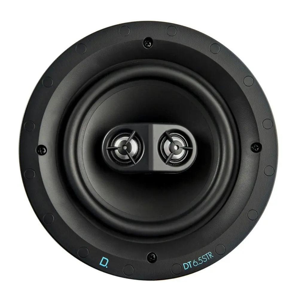 Definitive Technology Round 6.5" Disappearing In-Wall Ceiling Stereo Speaker WHT