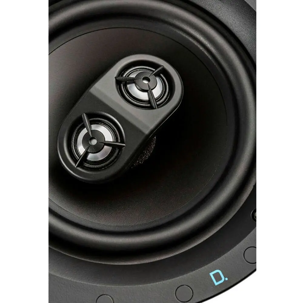 Definitive Technology Round 6.5" Disappearing In-Wall Ceiling Stereo Speaker WHT