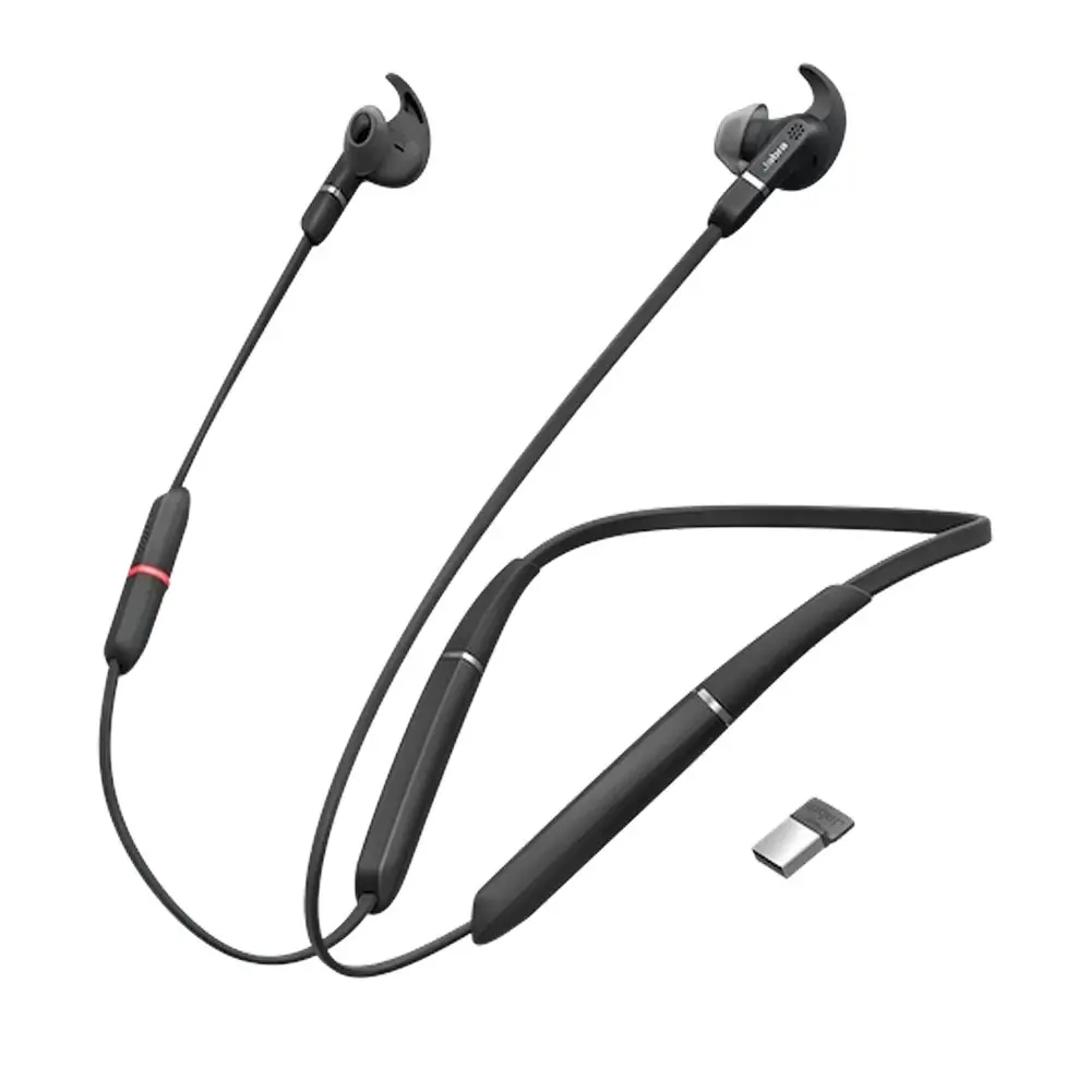 Jabra wireless Evolve 65e Stereo Bluetooth Wireless Headset/Earphones For UC