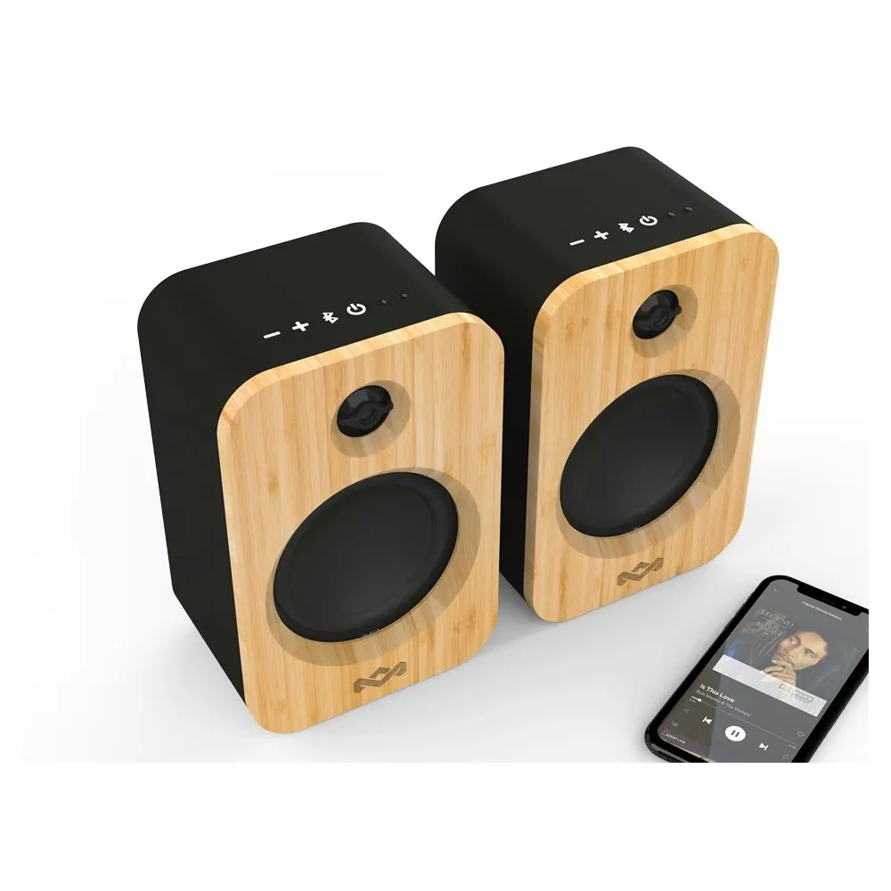 Marley Get Together Duo Bluetooth 5.0 Wireless Rechargeable Speakers RCA/AUX-IN