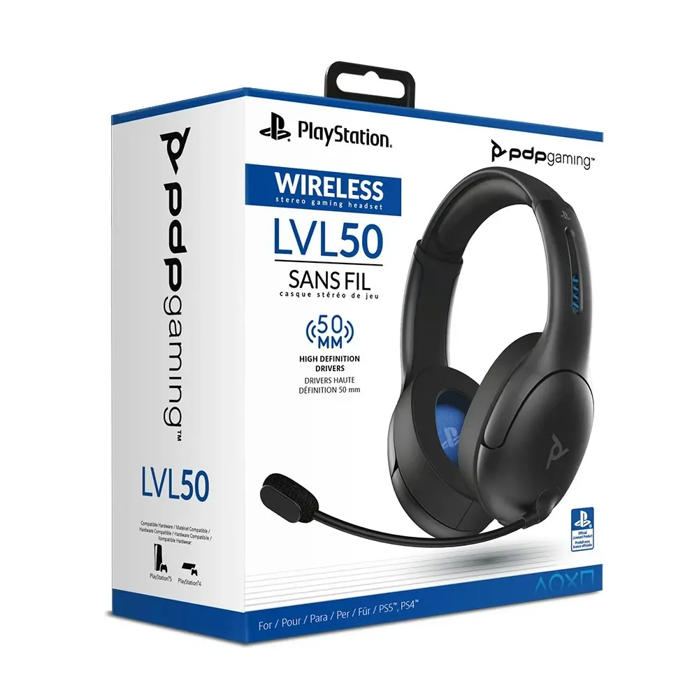 PDP Gaming LVL50 Wireless Stereo Gaming Headset For Playstation 5/4 Console