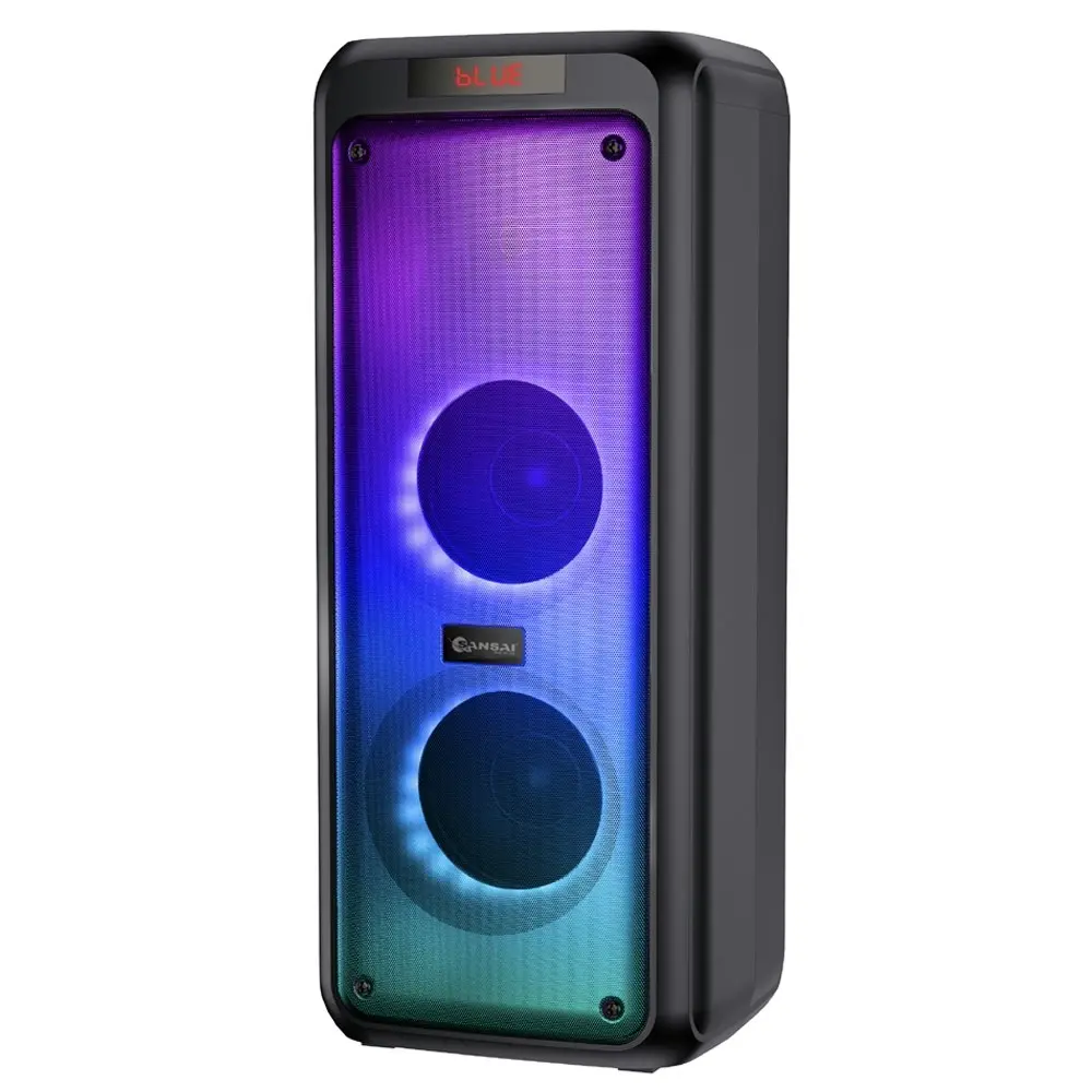 Sansai 400W Bluetooth Party LED Portable Electric Rechargeable Speaker w/Remote