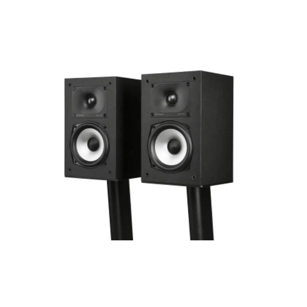 Polk Audio MXT15BK Dolby Atmos Monitor Bookshelf Speaker Entertainment Pair BLK