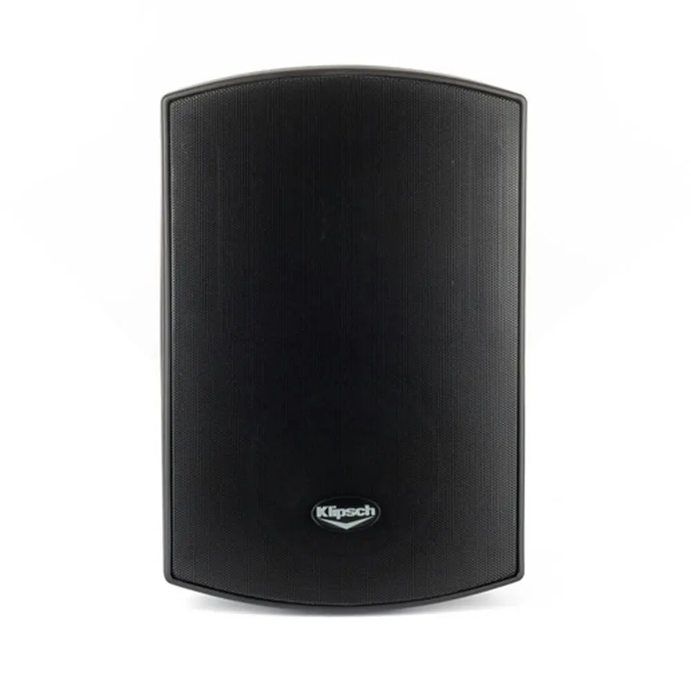 2pc Klipsch AW-525 300W Outdoor Loudspeakers Audio/Music Entertainment Black