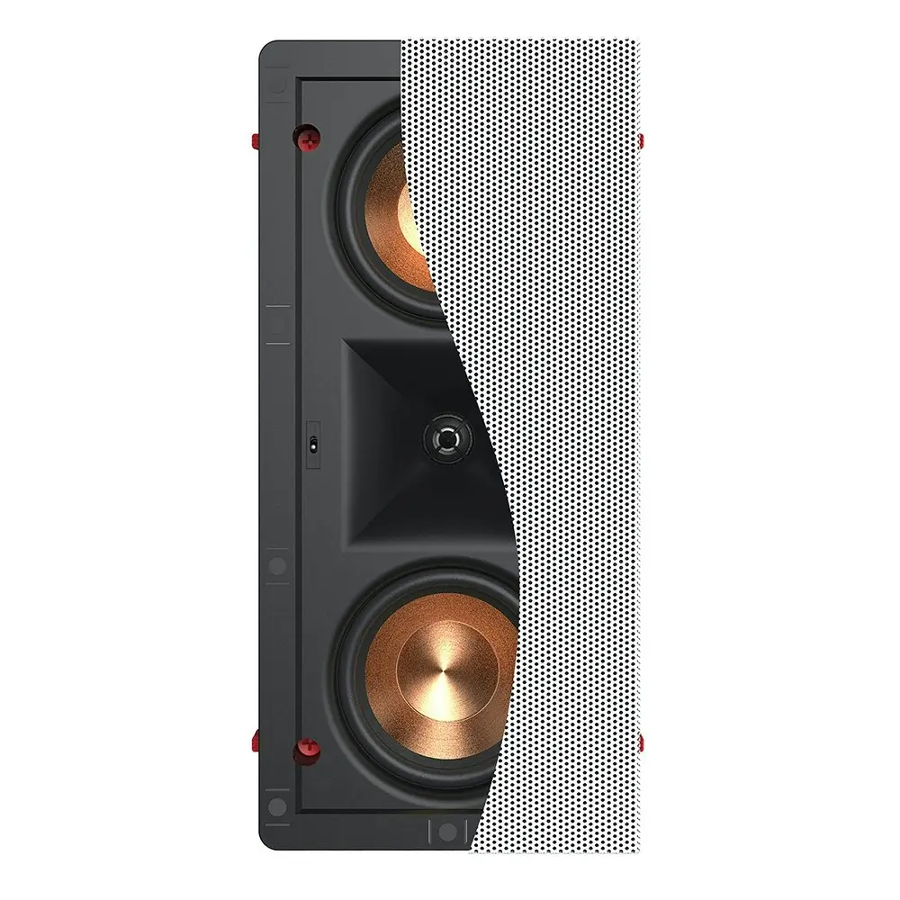 Klipsch PRO-24RW LCR Dual 4" Minimal Footprint 120W/8ohm In-Wall Speaker White