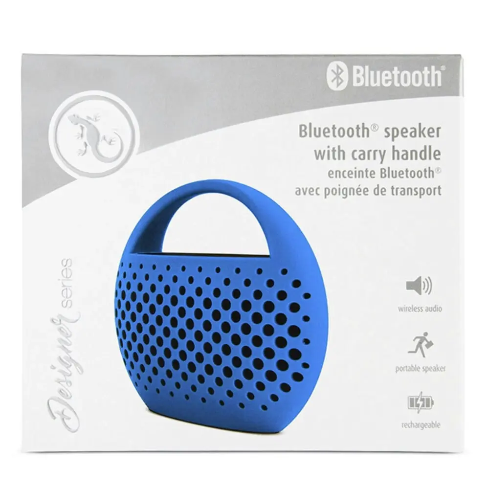 Gecko Portable Bluetooth Speaker Wireless Audio for HTC/iPhone/Galaxy/LG Blue