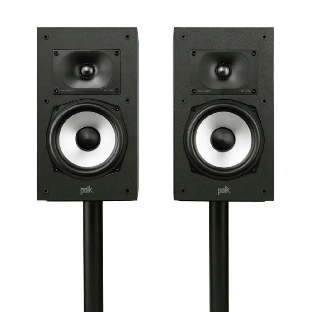 2pc Polk Monitor XT20 Bookshelf Speakers Home TV/Audio/Music/Entertainment Black