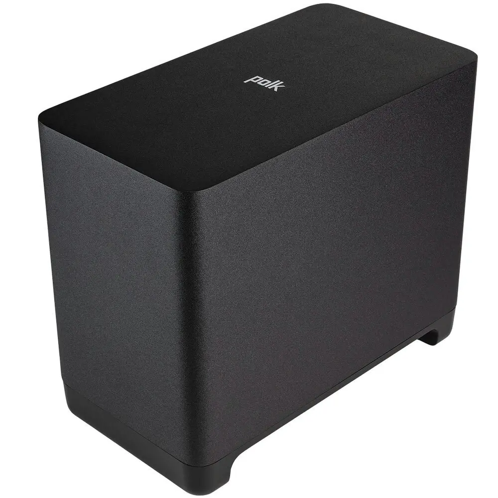 Polk React Wireless Subwoofer Front Firing Home Audio/Music/Entertainment Black