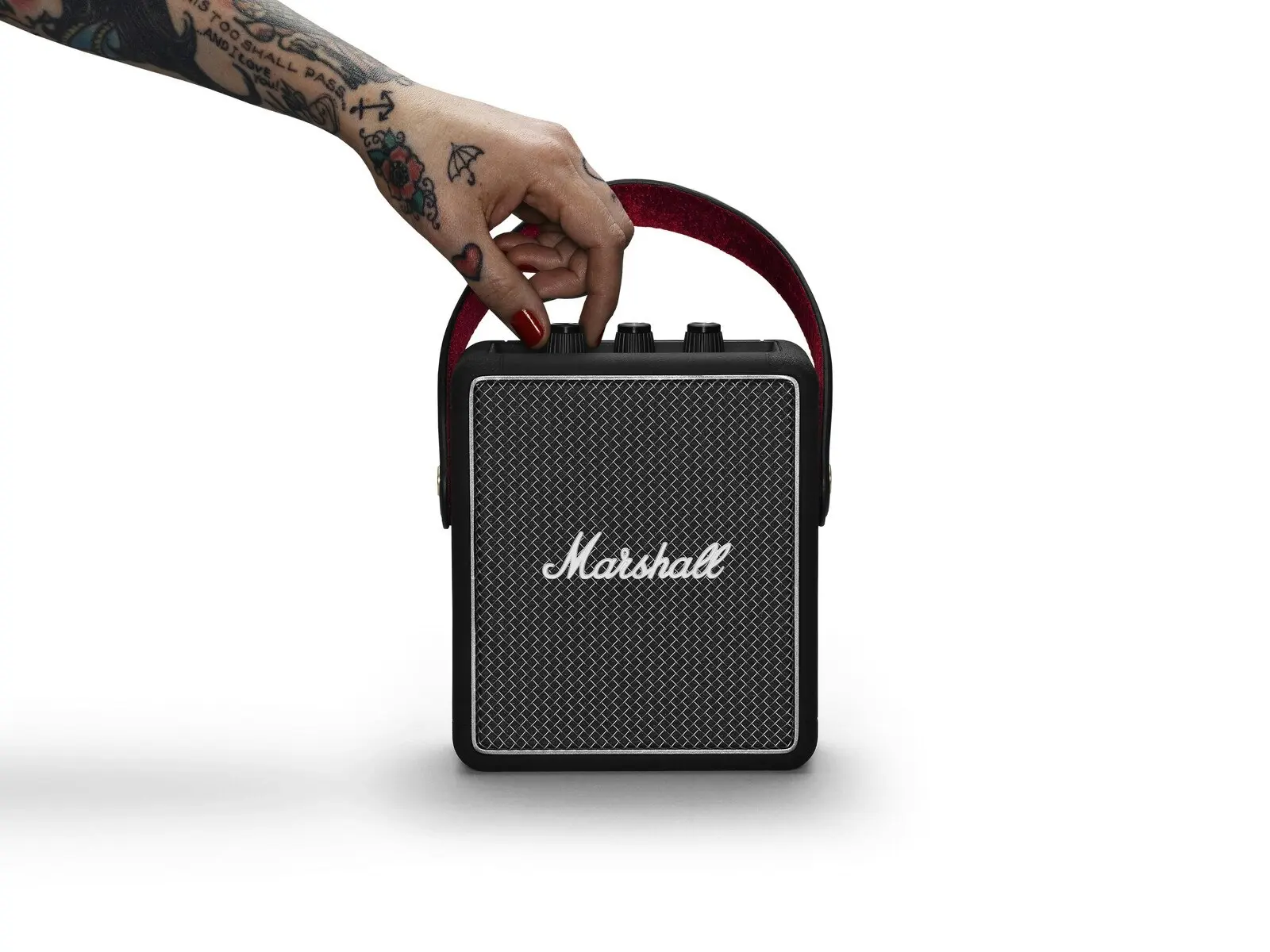 Marshall Stockwell II Portable Bluetooth Speakers For Mobile Phones Black/Brass