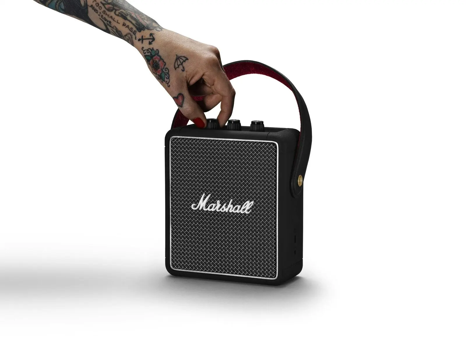 Marshall Stockwell II Portable Bluetooth Speakers For Mobile Phones Black/Brass