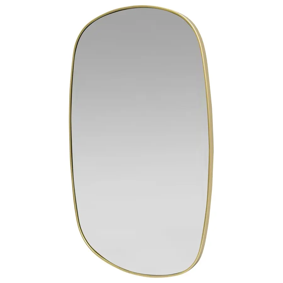 Willow & Silk Large Gold Border Design Wall Mirror 67cm