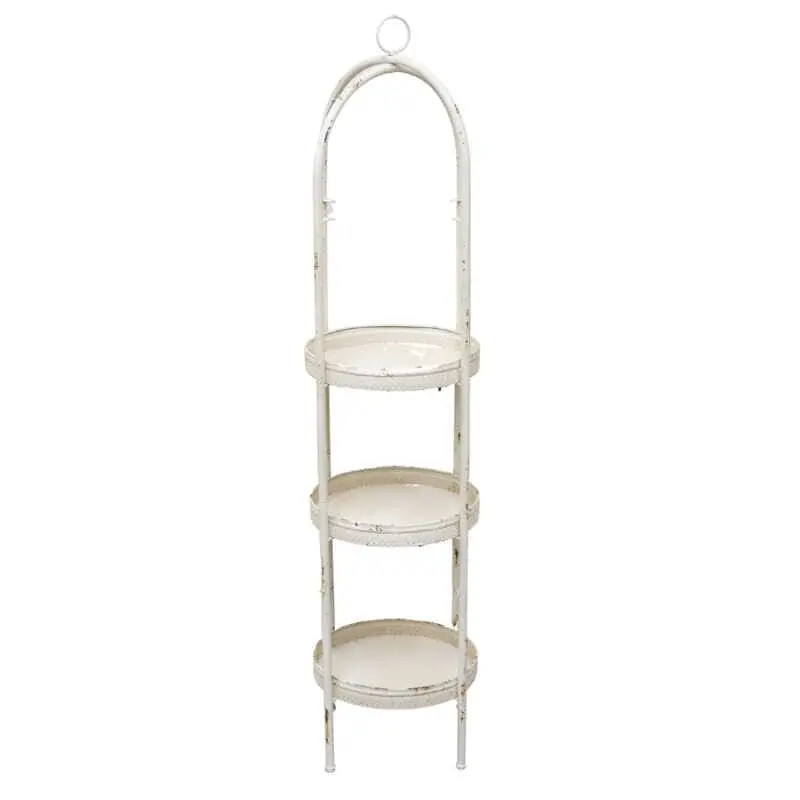 Willow & Silk Metal 154cm 4-Shelf Plant/Flowers Shelf/Organiser/Holder