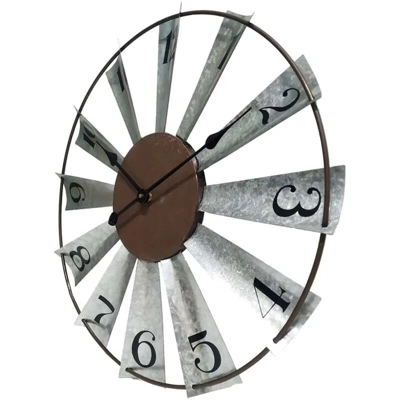 Willow & Silk 60 cm Windmill Wall Clock