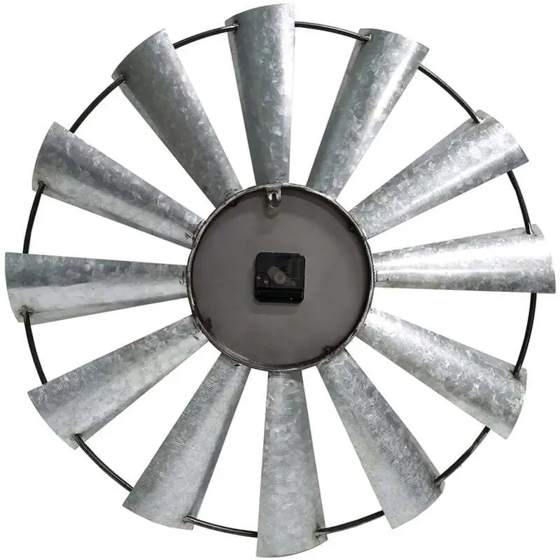 Willow & Silk 60 cm Windmill Wall Clock