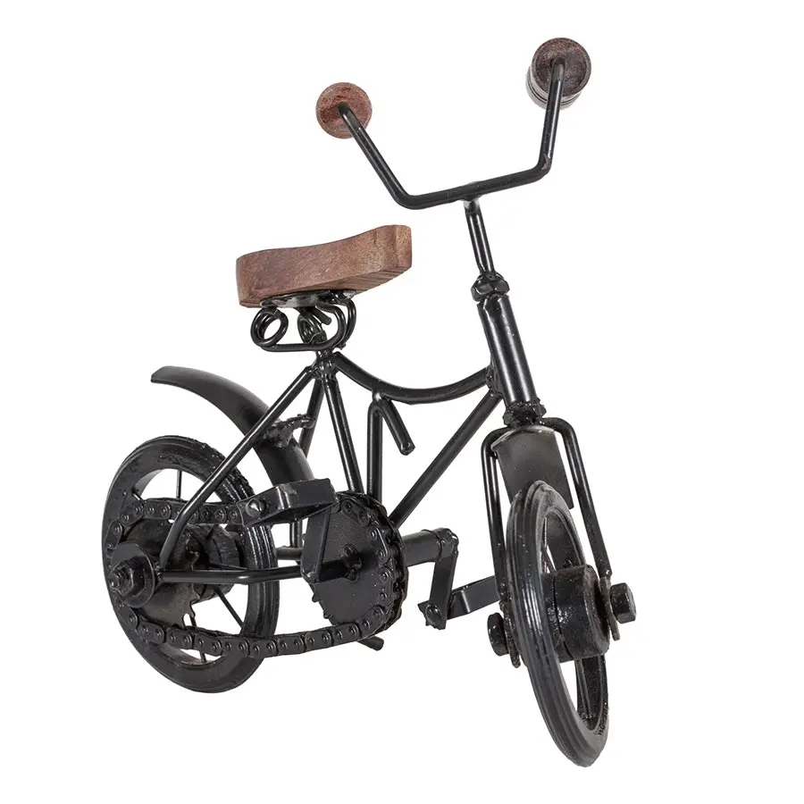 Willow & Silk Metal 25cm Black Table/Shelf Bicycle Ornament