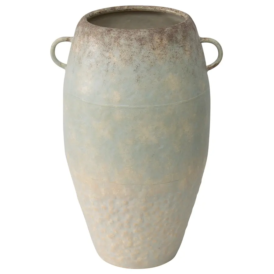 Willow & Silk Coastal Hues 2 Handle Ceramic Vase Pot 47cm