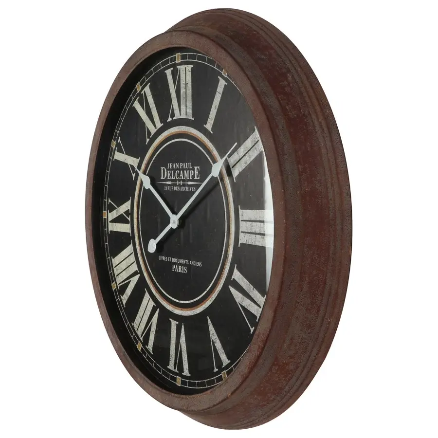 Willow & Silk Large 70cm Vintage Roman Numeral 'Delcampe' Wall Clock