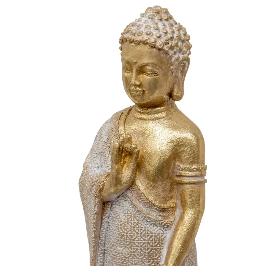 Willow & Silk 49cm Standing Blessing Buddha Figurine/Statue