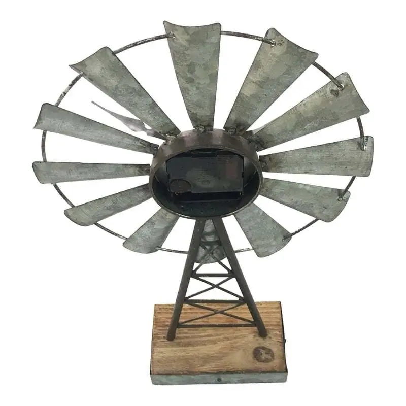 Willow & Silk Windmill Table Clock