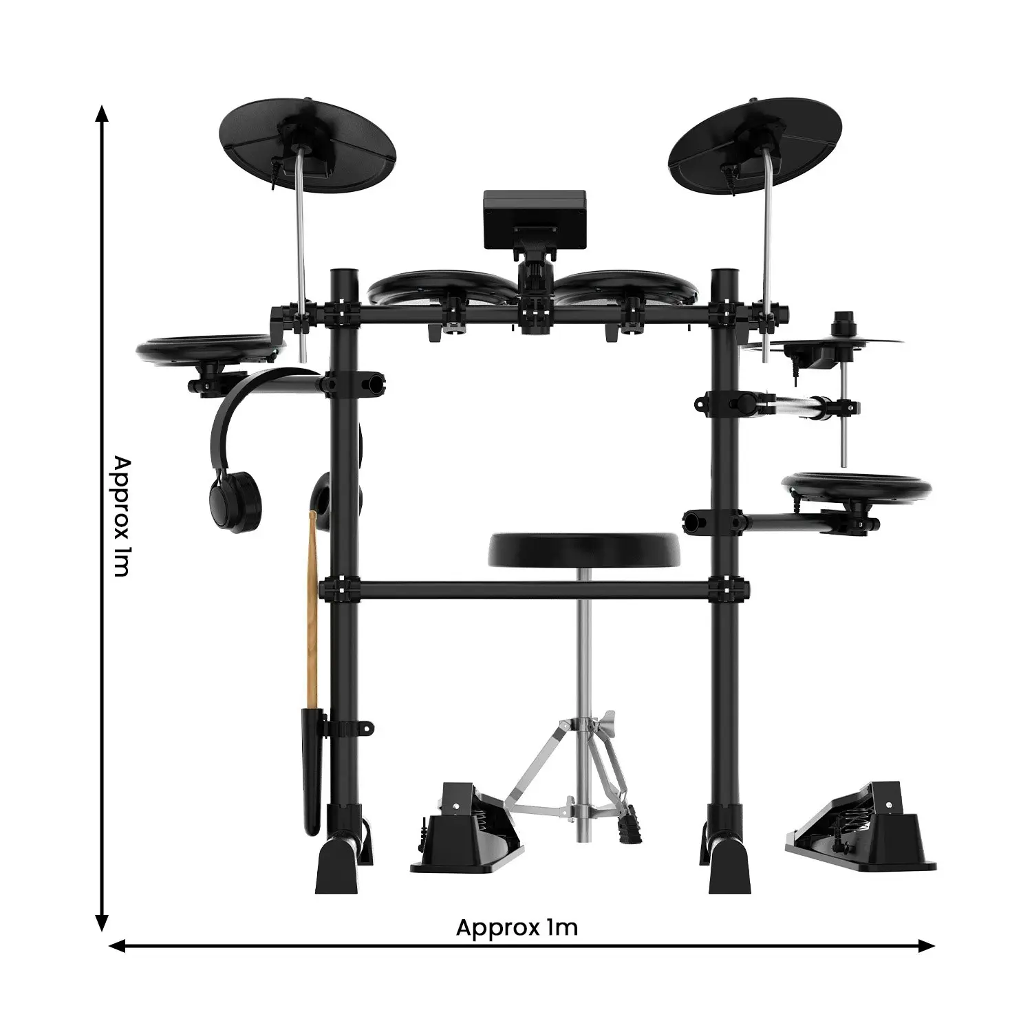 Karrera TDX-16 Electronic Drum Kit with Pedals