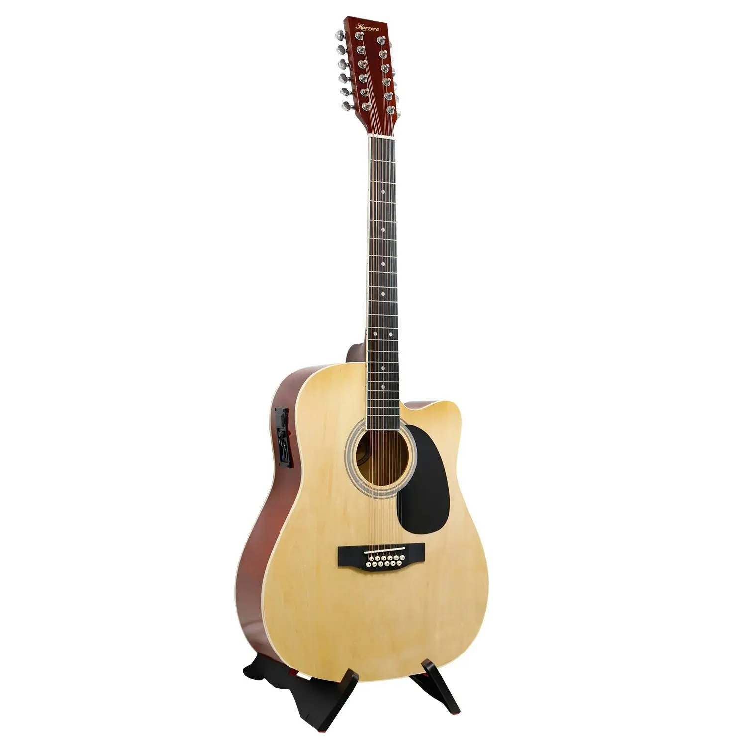 Karrera Acoustic Guitar 12-String with EQ - Natural