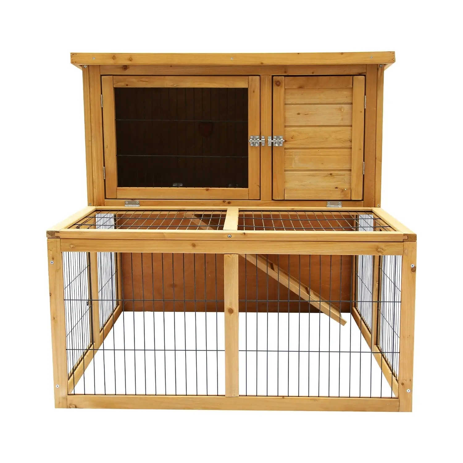 Furtastic 2-Storey Chicken Coop & Rabbit Hutch With Large Run