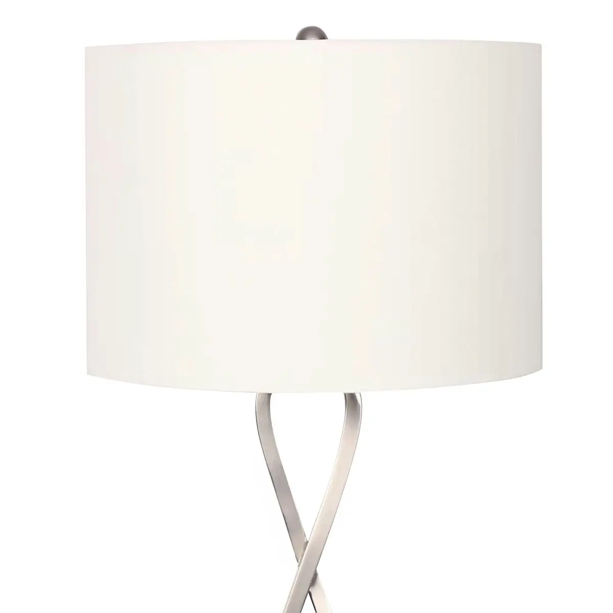 Sarantino Contemporary Table Lamp in Nickel Finish