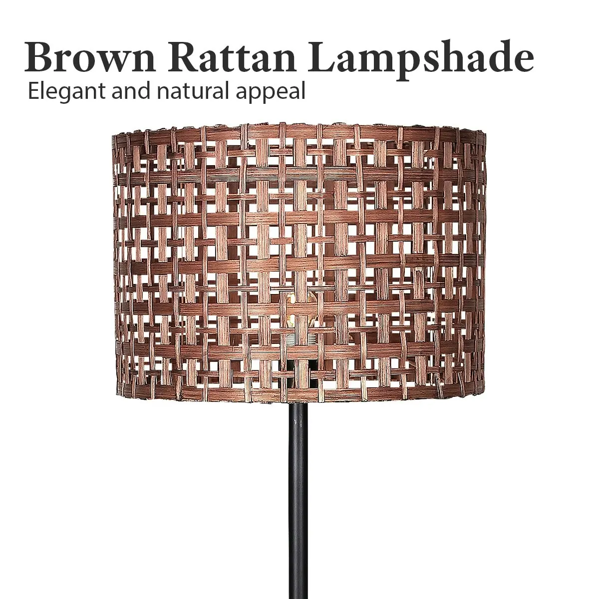 Sarantino Rattan Floor Lamp