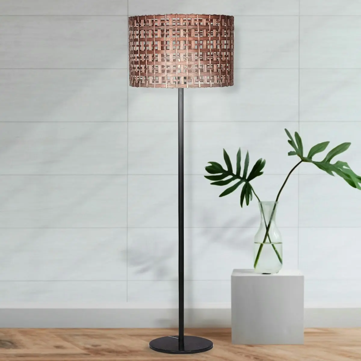 Sarantino Rattan Floor Lamp