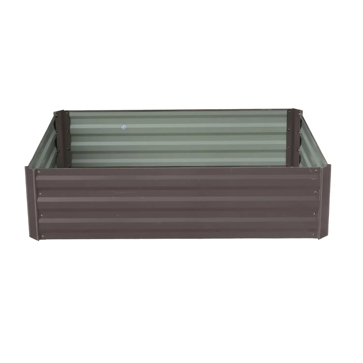 Wallaroo 120 x 90 x 30cm Galvanized Steel Garden Bed - Grey