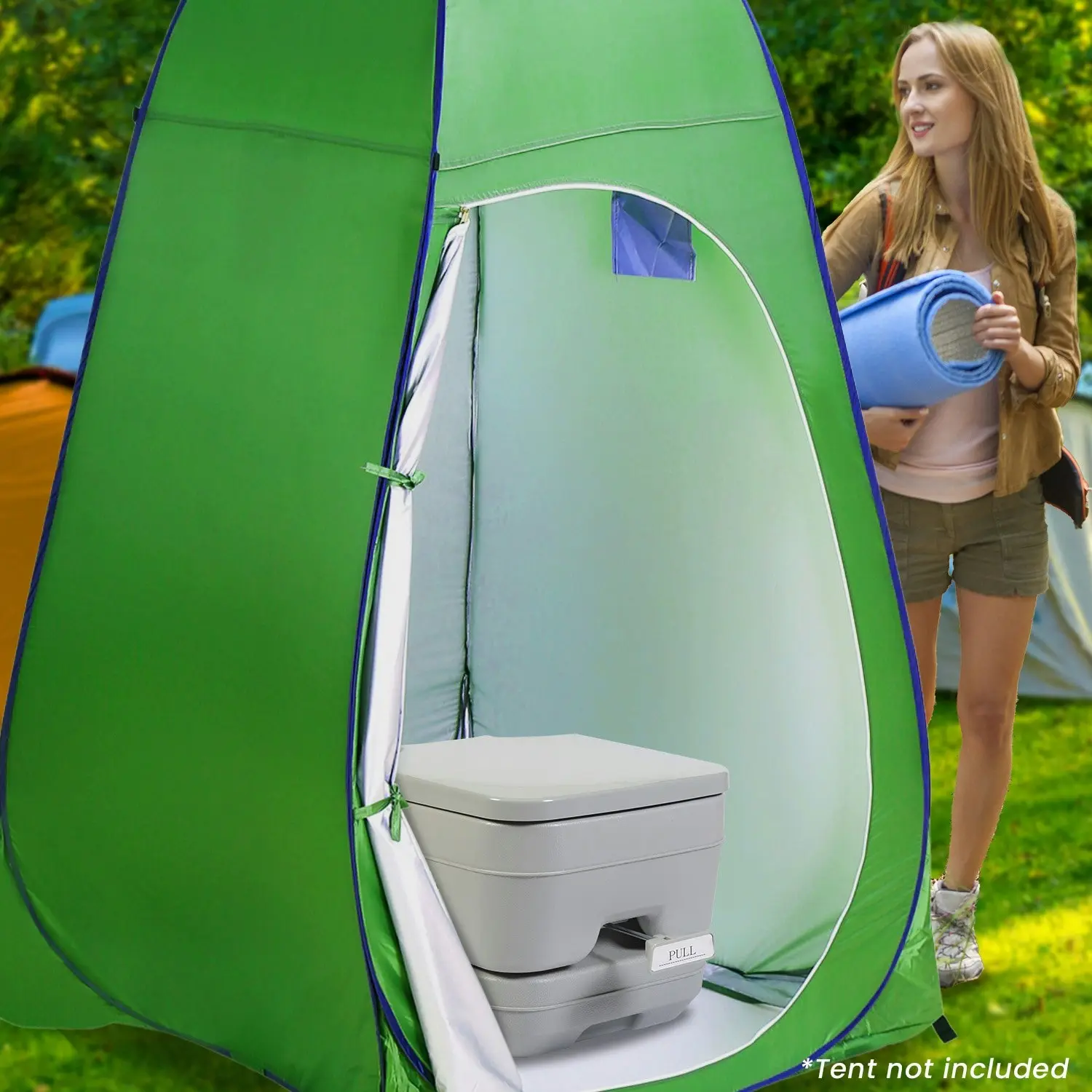 Wallaroo 10L Camping Portable Toilet