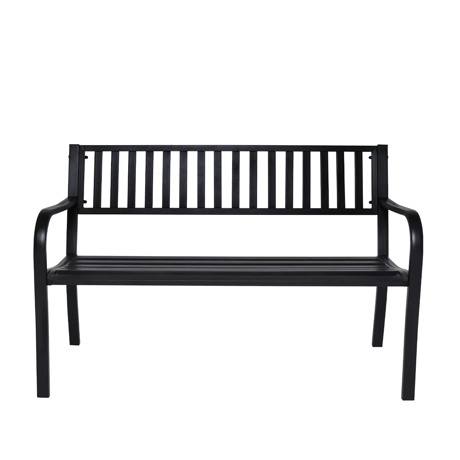 Wallaroo Steel Outdoor Garden Bench - Modern