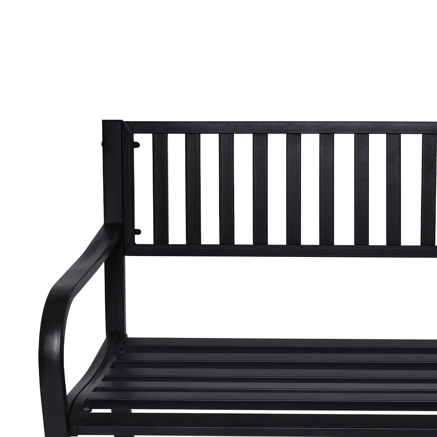 Wallaroo Steel Outdoor Garden Bench - Modern