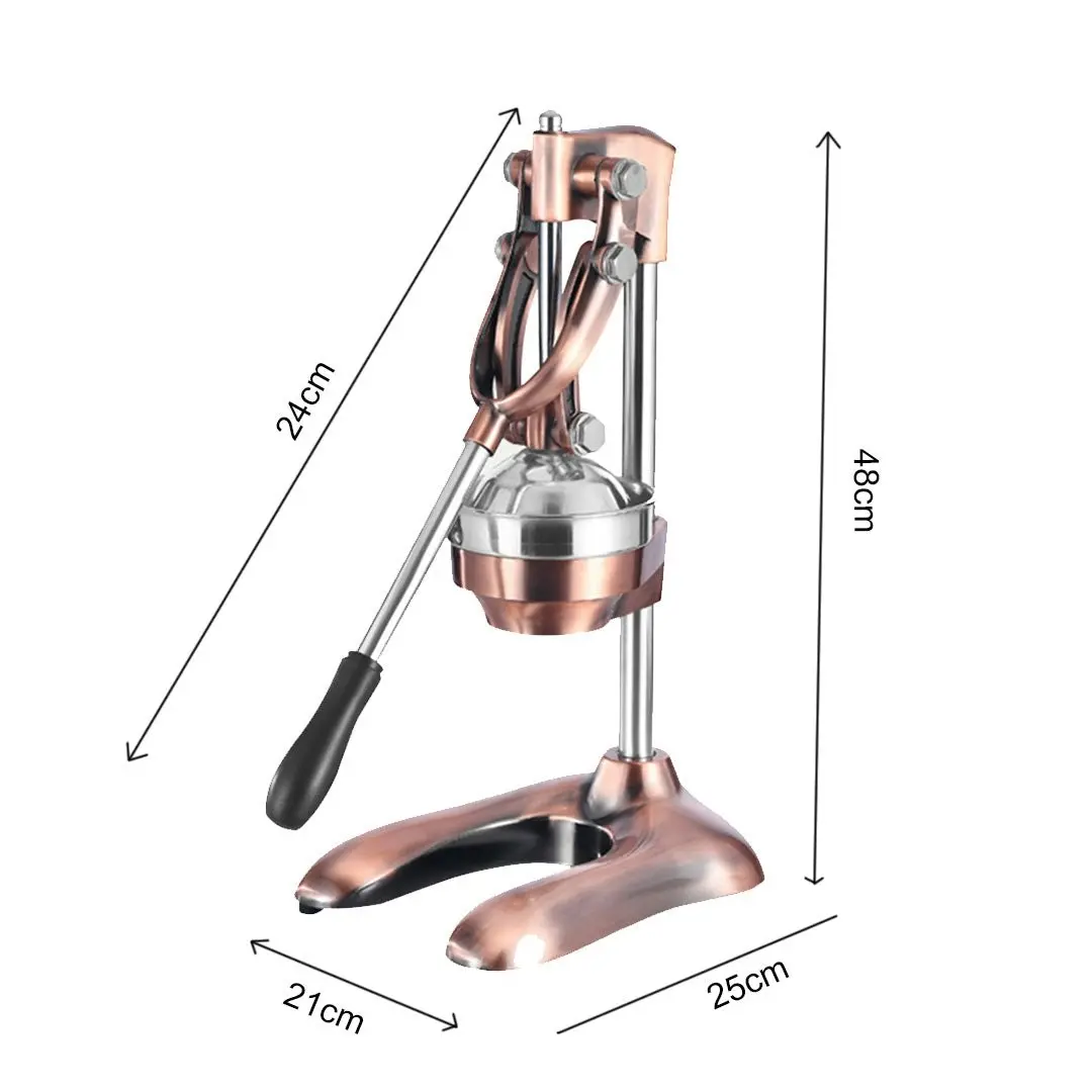 Soga Stainless Steel Manual Juicer Hand Press Juice Extractor Squeezer Lemon Orange Citrus Gold