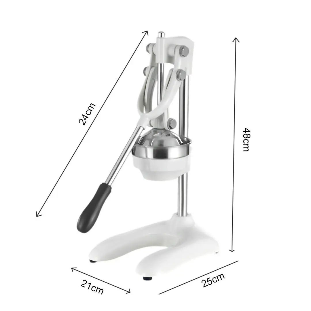 Soga Stainless Steel Manual Juicer Hand Press Juice Extractor Squeezer Lemon Orange Citrus White