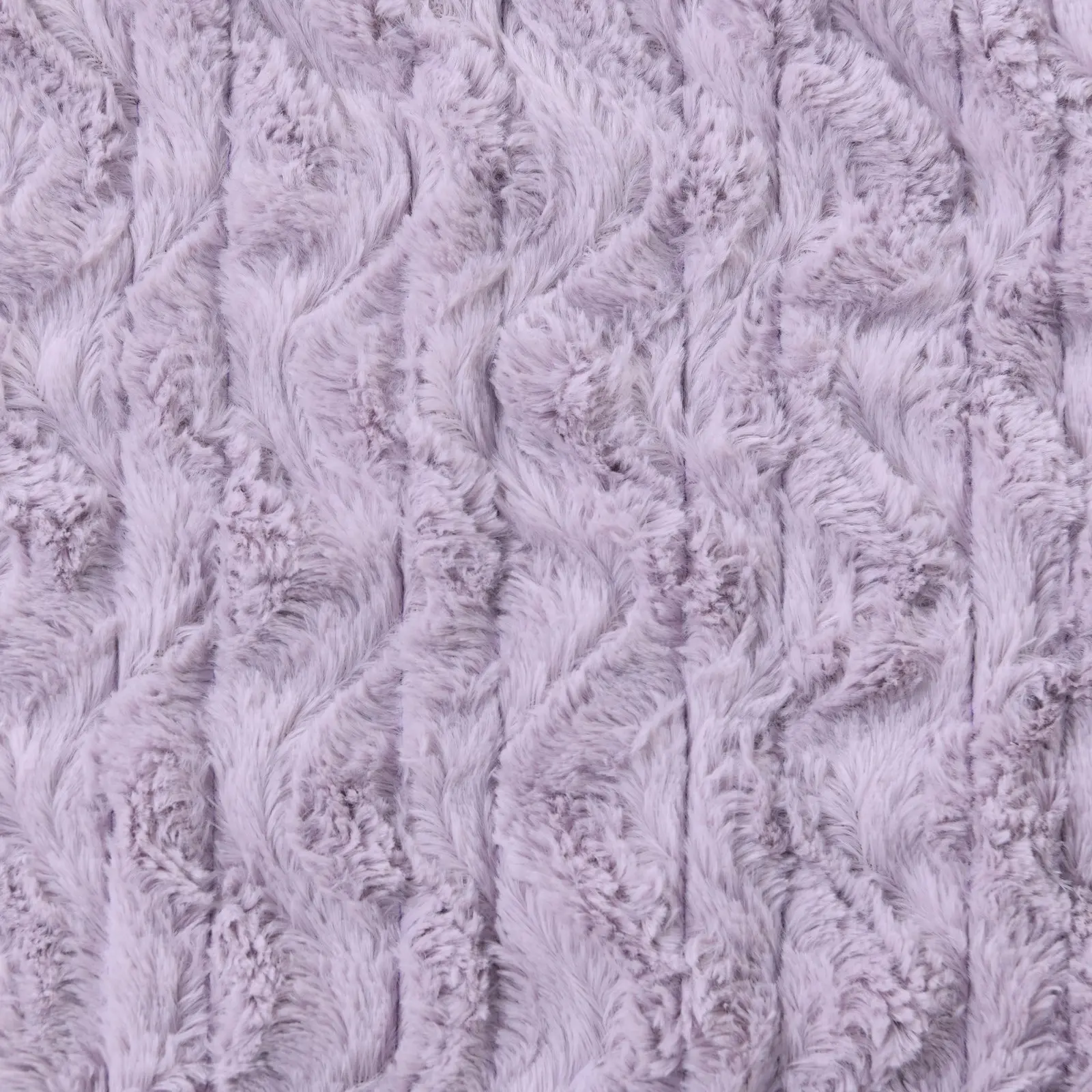 Dreamaker 500gsm Faux Fur Heated Throw Lavender 200 x 180cm