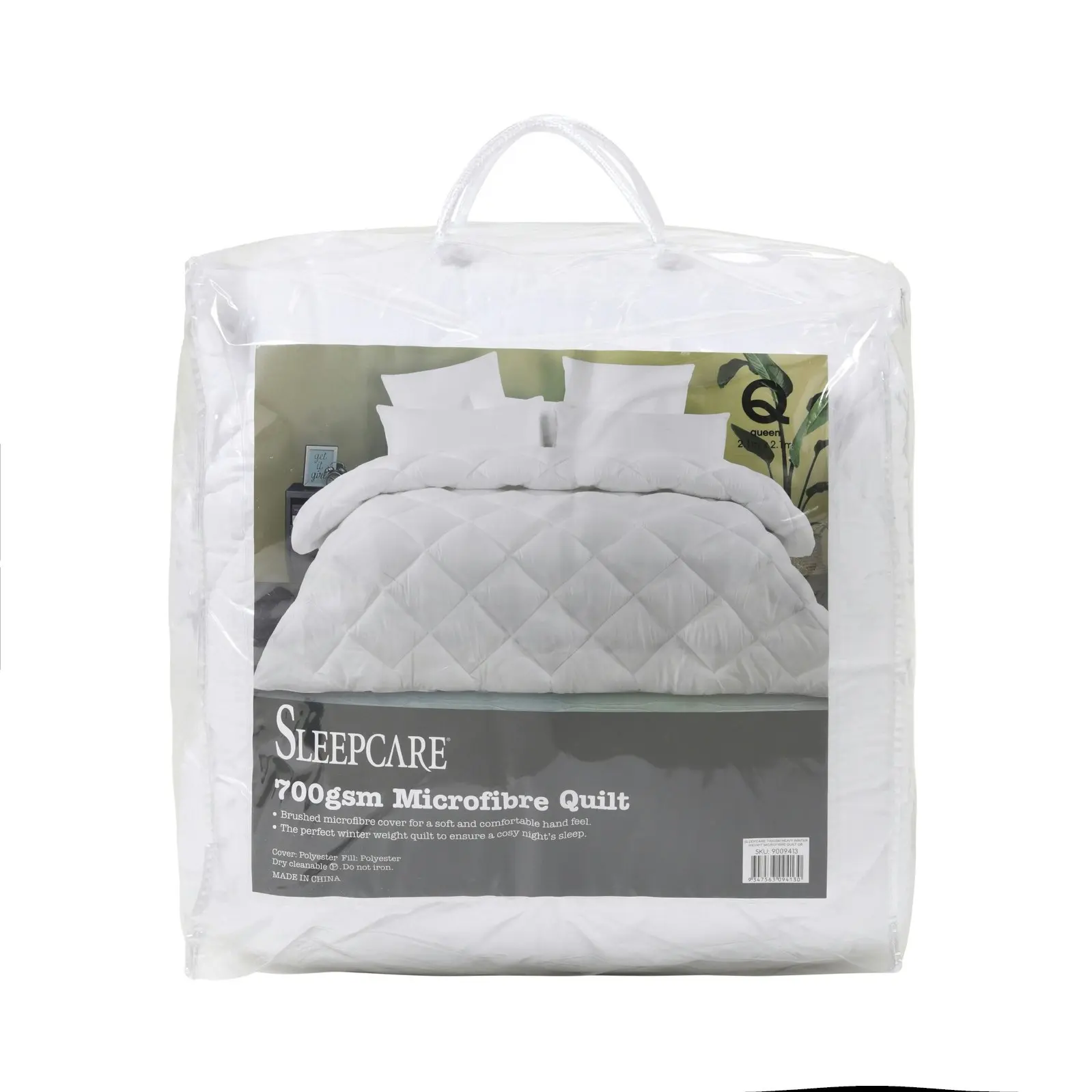 Sleepcare 700GSM Winterweight Microfibre Quilt Double Bed