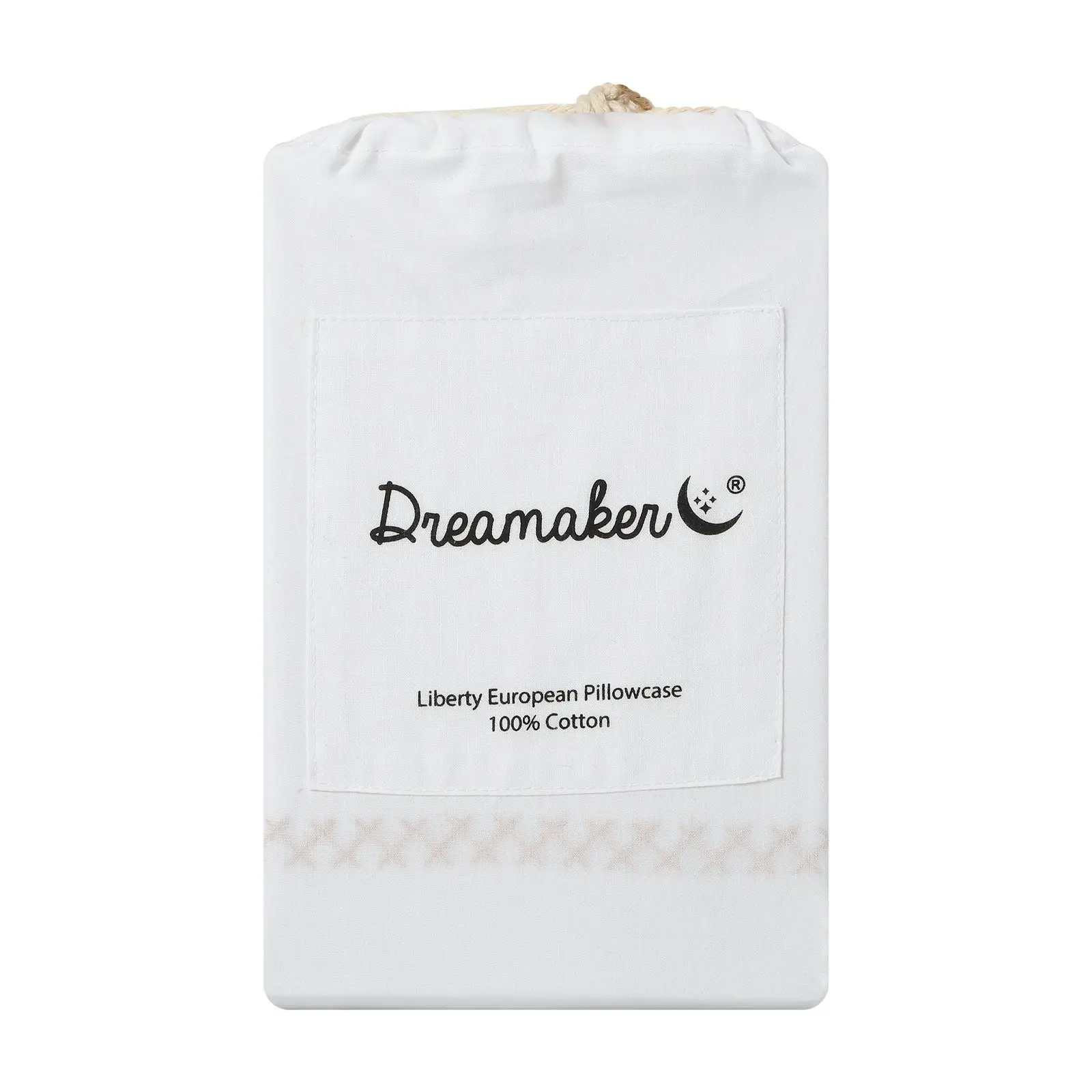 Dreamaker Liberty 100% Cotton European Pillowcase Rust