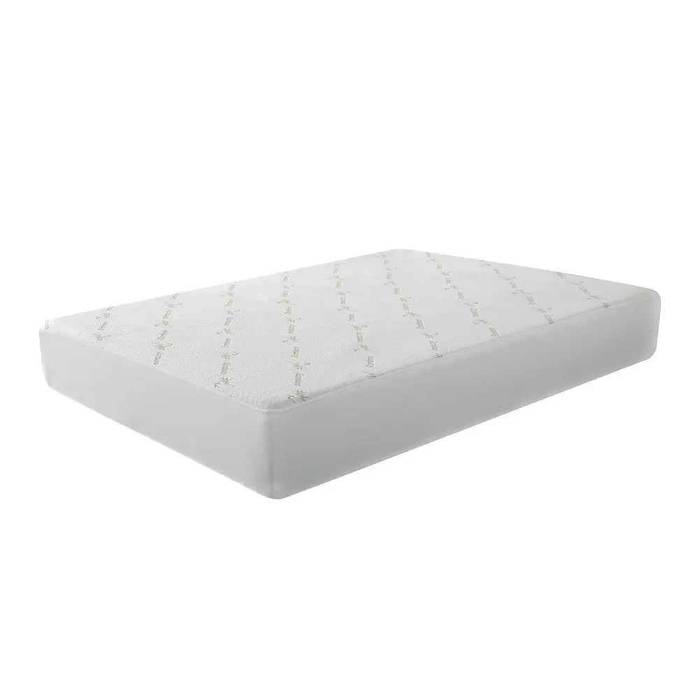 Dreamaker Bamboo Knitted Waterproof Mattress Protector Double Bed