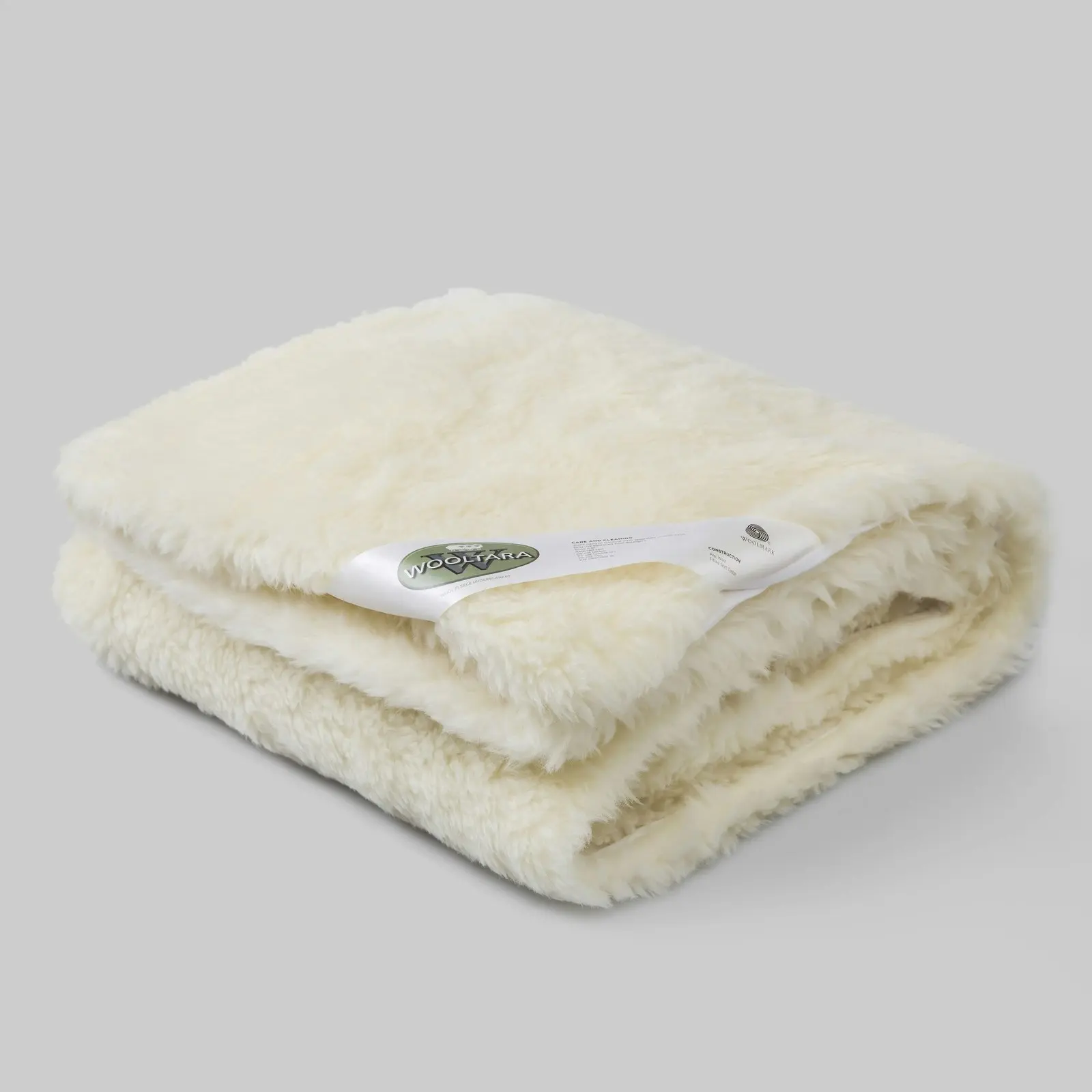 Wooltara Classic 350GSM Washable Wool Fleece Underblanket Single Bed