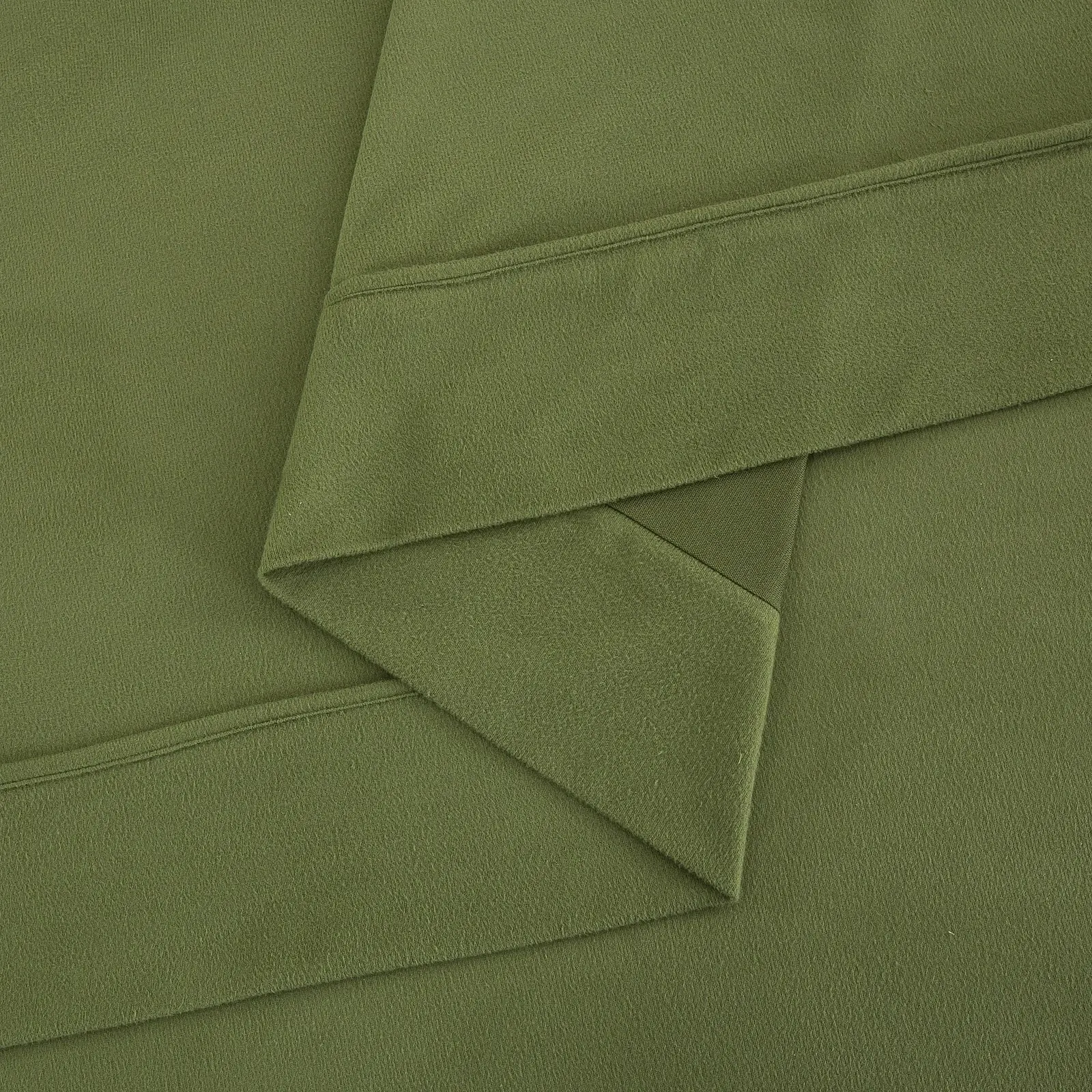 Dreamaker Micro Flannel Sheet Set King Single Bed Olive