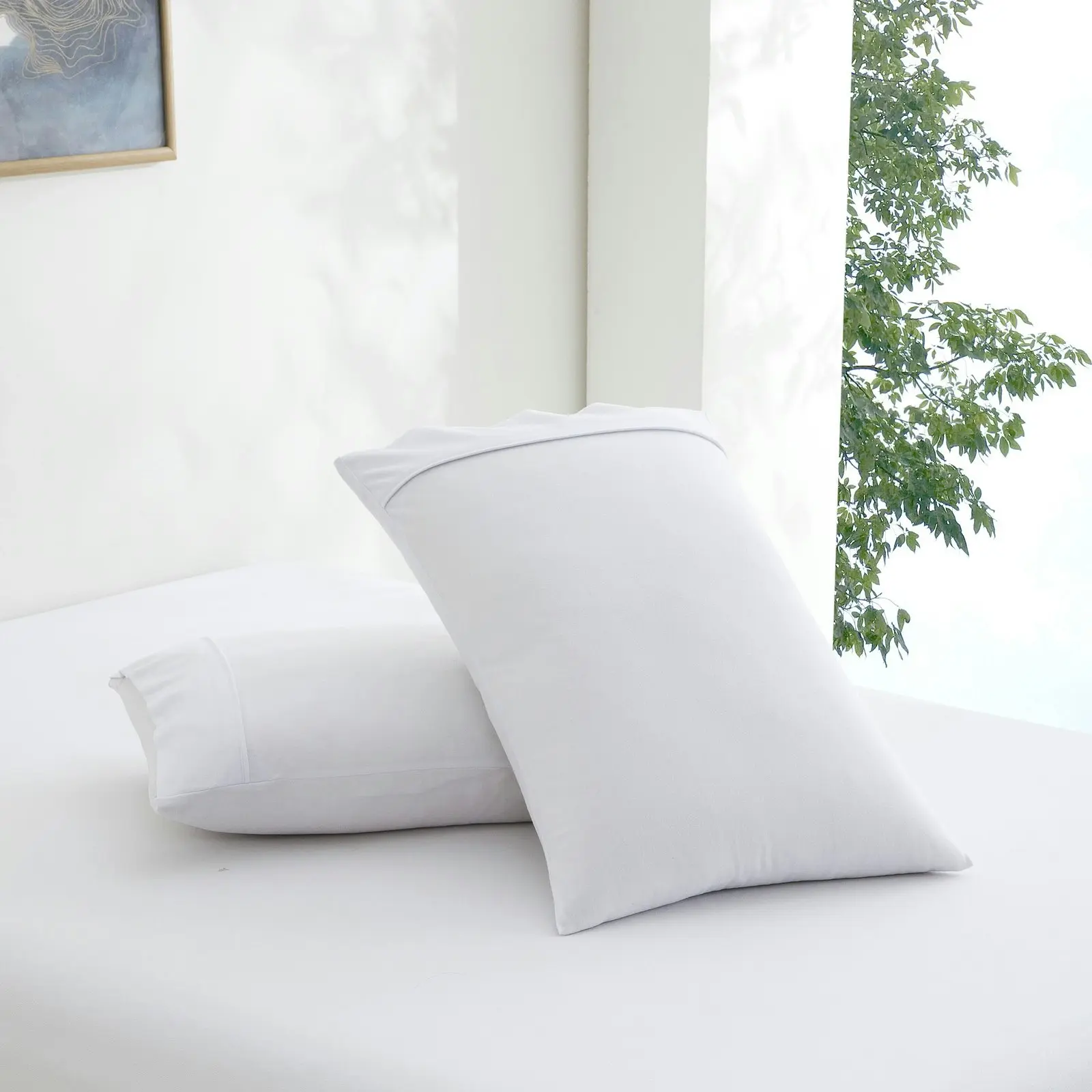 Dreamaker Micro Flannel Sheet Set King Single Bed White