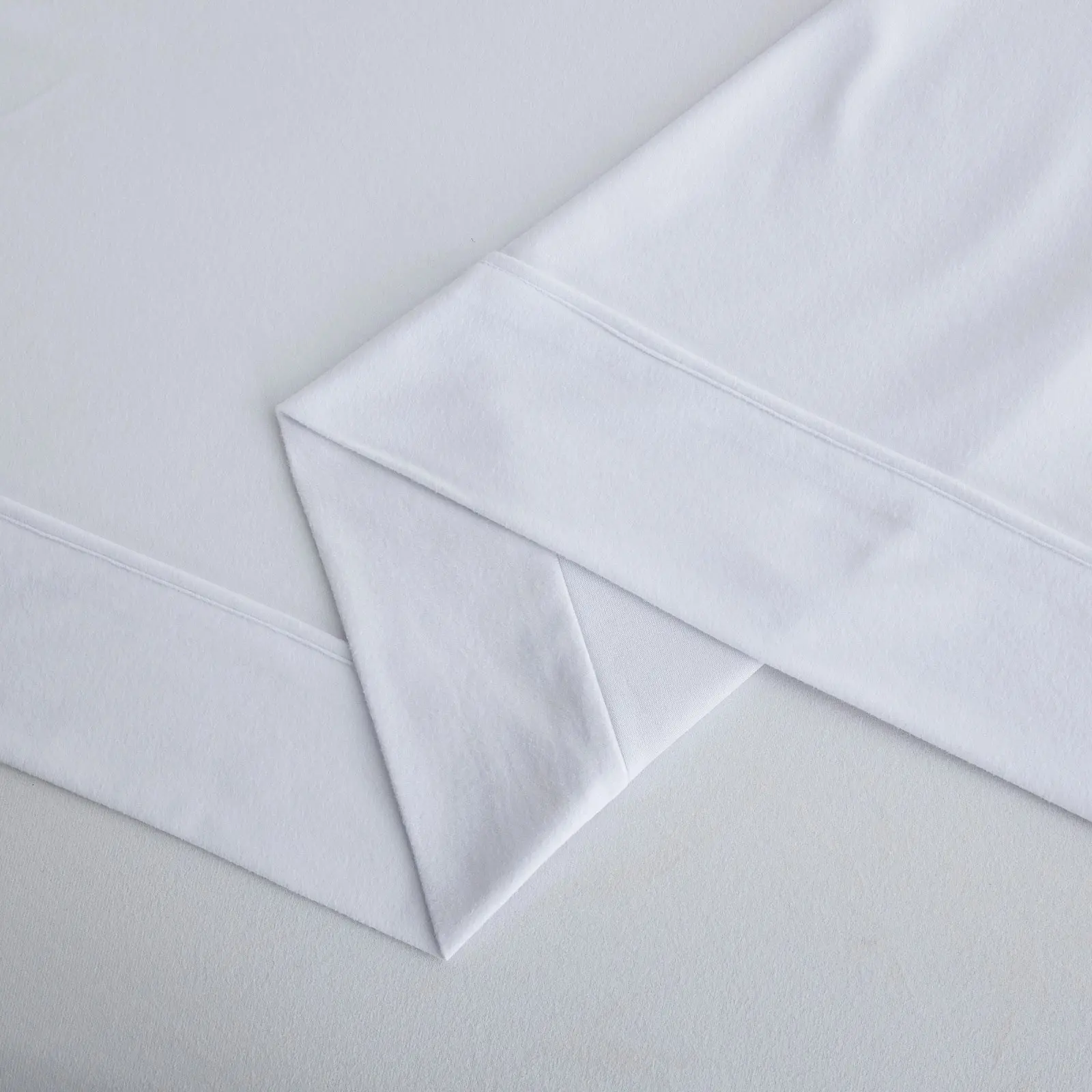 Dreamaker Micro Flannel Sheet Set King Single Bed White