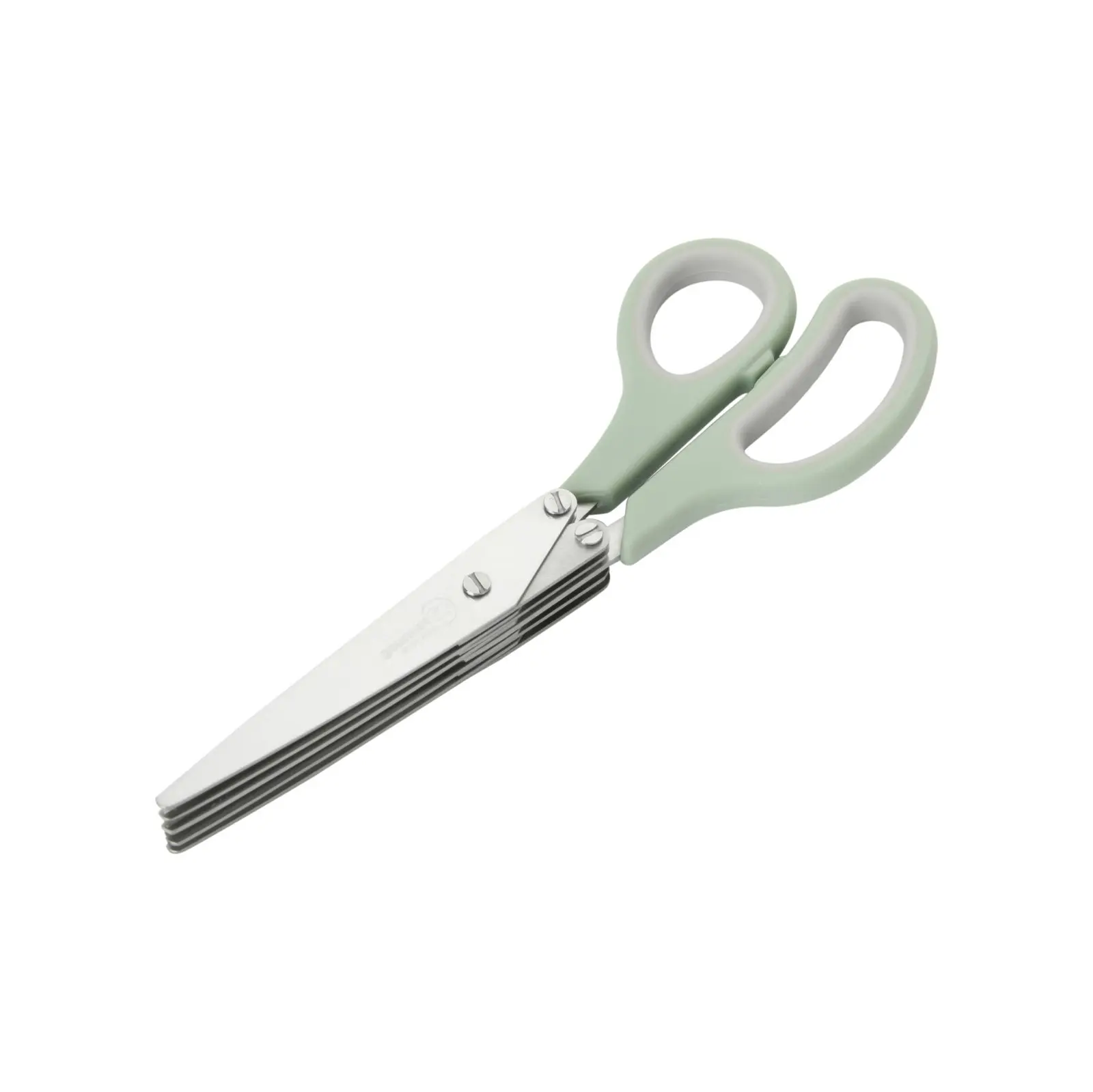 Gourmet Kitchen Modern Multiple Blade Scissors Sage 21.1x7.5x1.7cm