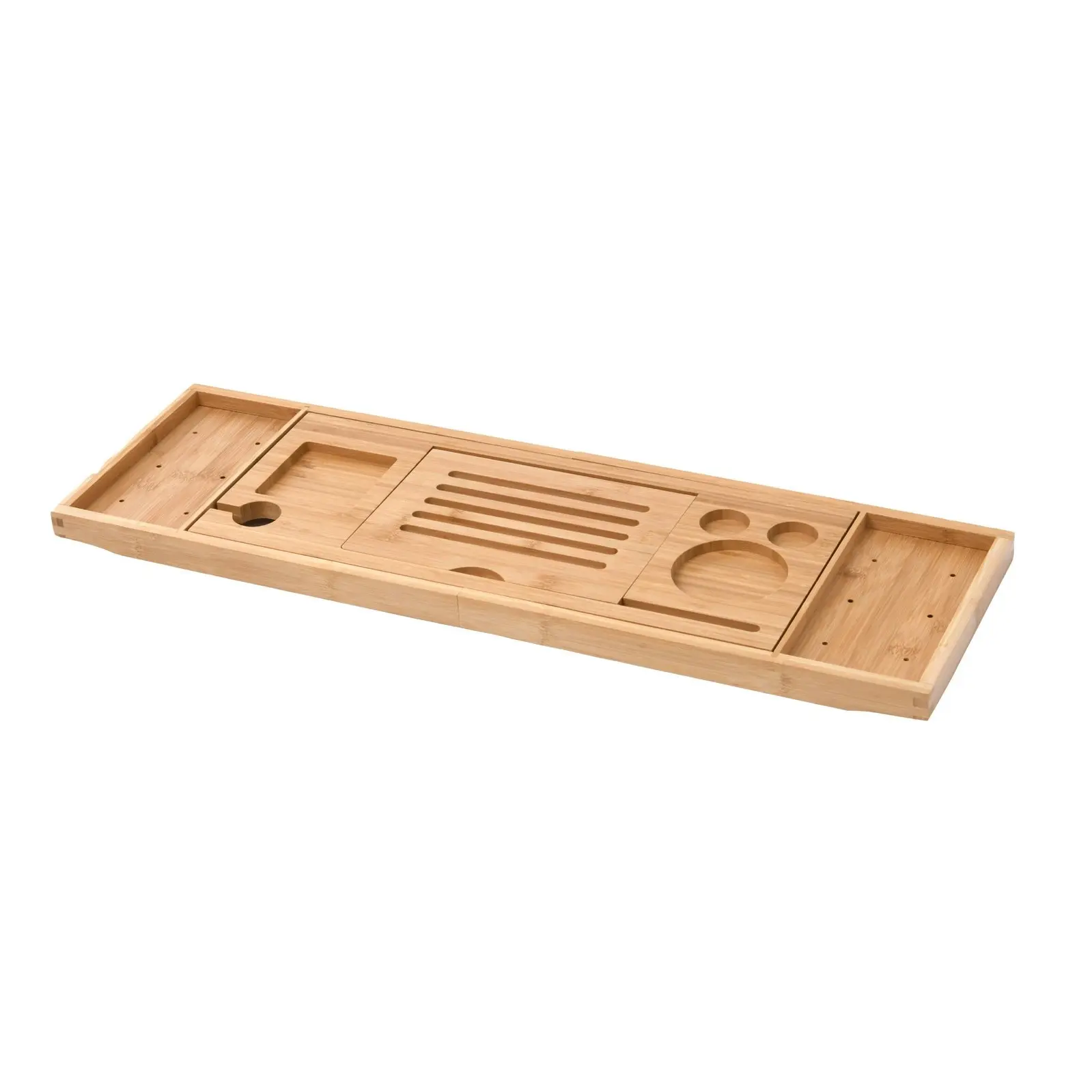 Cadence & Co. Bimini Luxe Bamboo Bath Caddy Natural