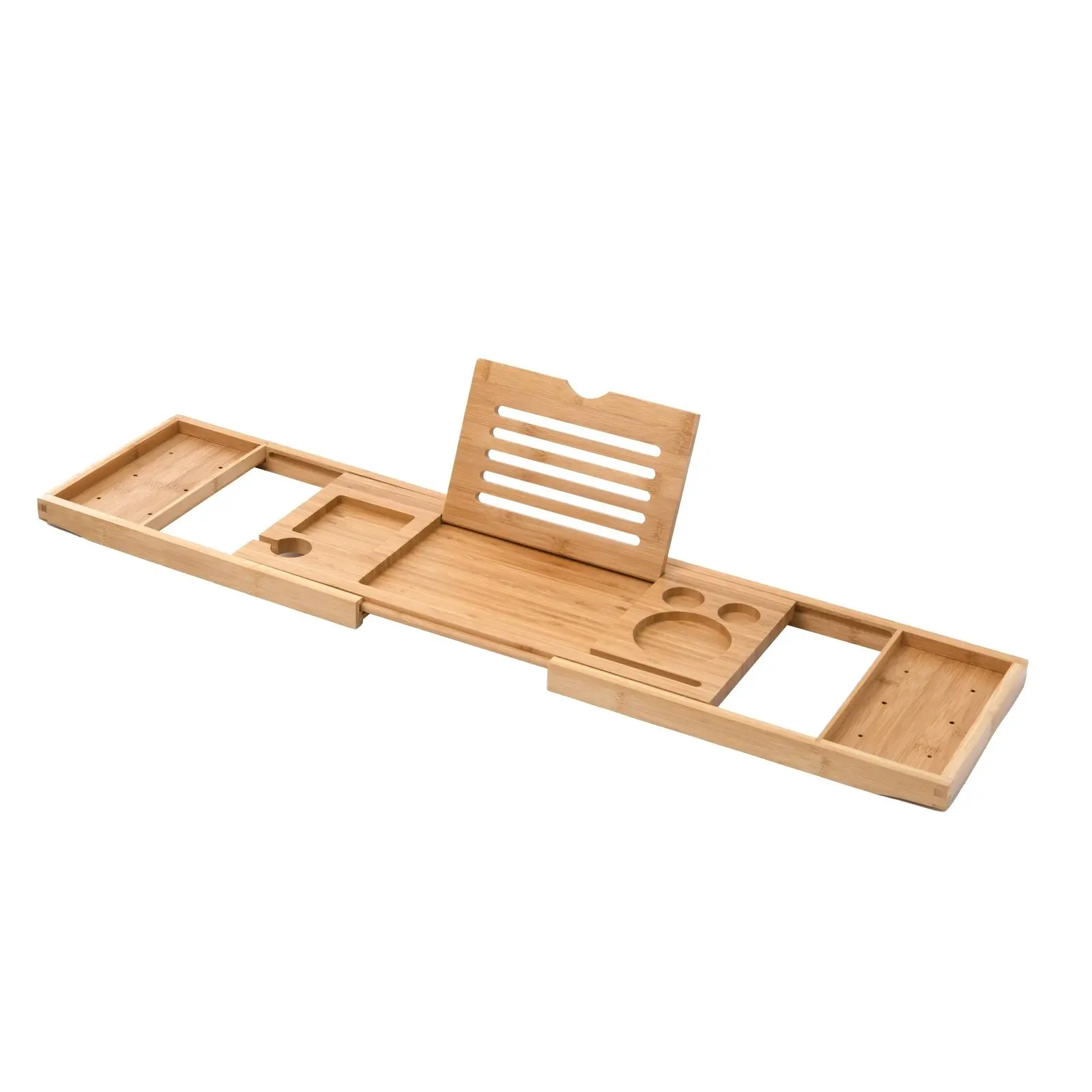 Cadence & Co. Bimini Luxe Bamboo Bath Caddy Natural