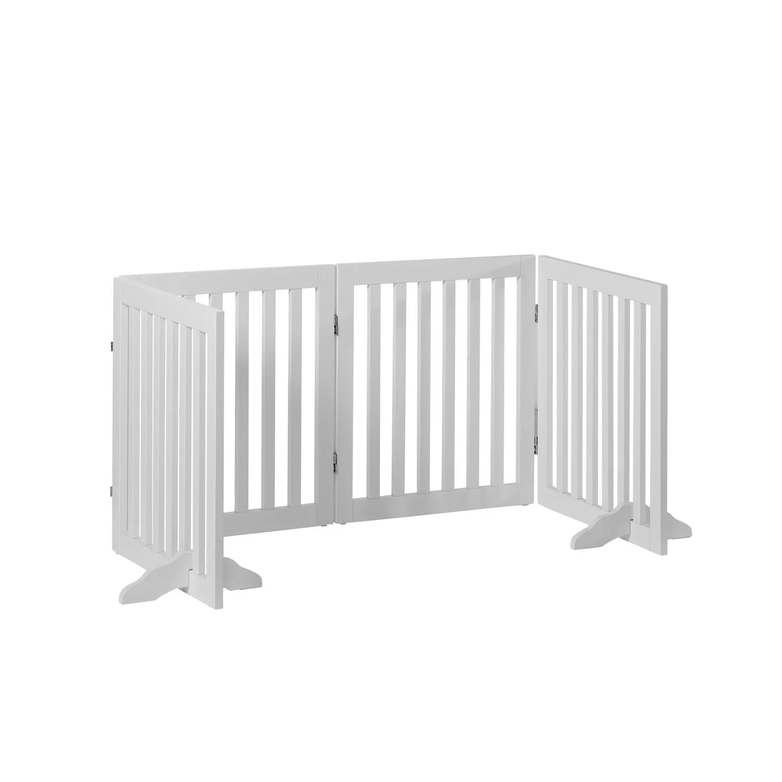 5000544 4 Panel Freestanding Pet Gate White