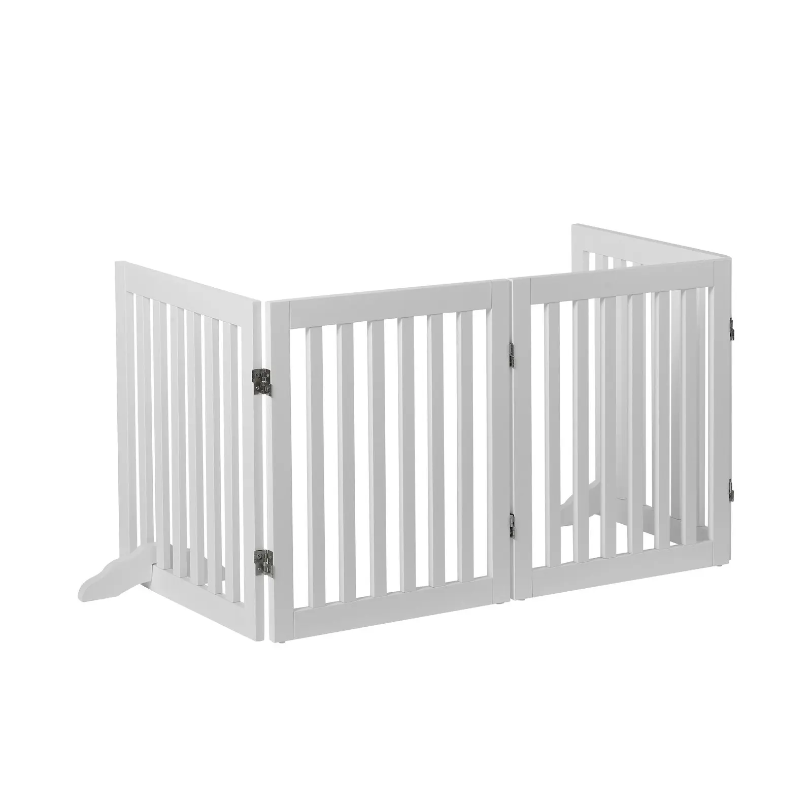 5000544 4 Panel Freestanding Pet Gate White